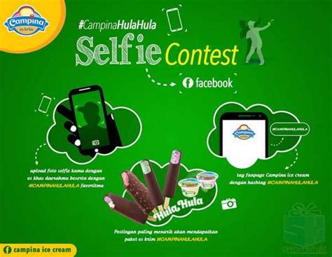 Kontes Foto Selfie Berhadiah 10 Paket Es Krim Campina HulaHula