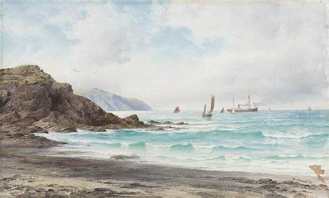 Bonhams David James British 1853 1904 A South West Breeze Coast