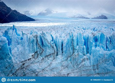 Horizontal View Glacier Perito Moreno National Park Los Glaciares The