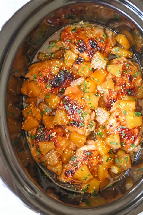 The Slow Cooker Pineapple Chicken That You Ll Never Stop Eating