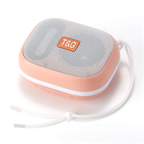 Tandg Tg 394 Outdoor Tws Wireless Bluetooth Ipx7 Waterproof Speaker Pink