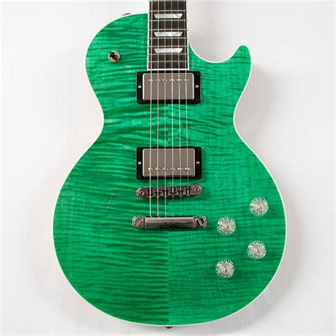 Gibson Les Paul Modern Figured Electric Guitar Seafoam Reverb