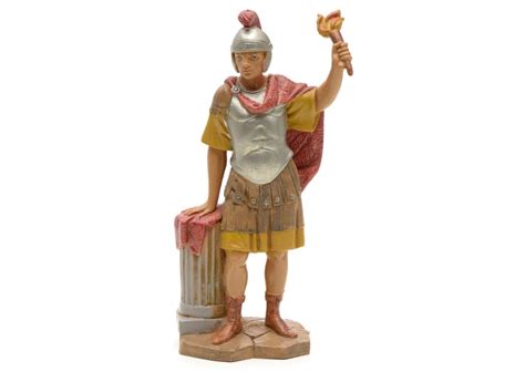 Soldato Romano Con Fiaccola Fontanini Cm 19 Statuine Presepe E