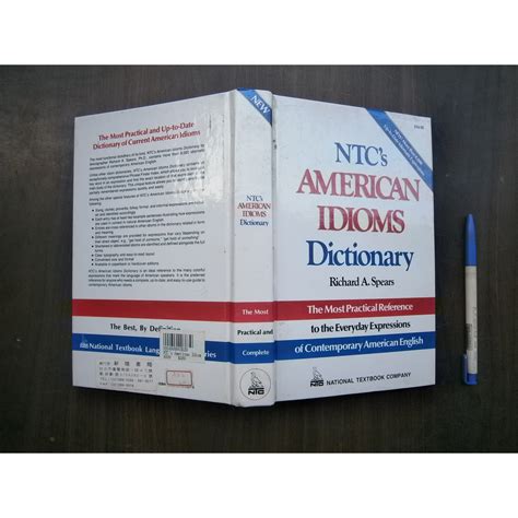 全友 八里店 工具書 精裝本NTC s American Idioms Dictionary無劃記00 蝦皮購物