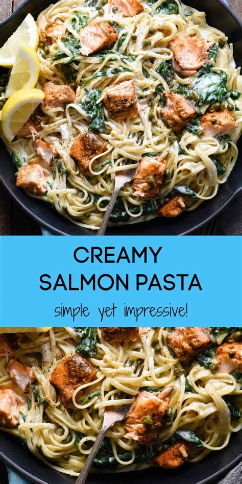 Salmon Pasta Cream Sauce