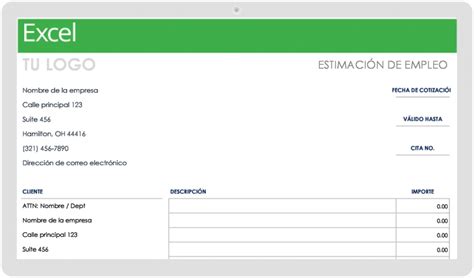 Plantillas De Estimación Gratuitas Smartsheet