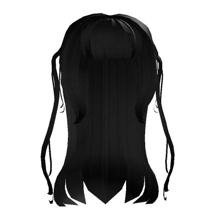 Kawaii Pigtails Black S Code Price Rblxtrade