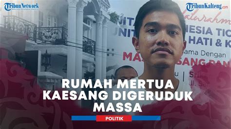 Rumah Mertua Kaesang Digeruduk Massa Imbas Pernyataan Ade Armando Soal