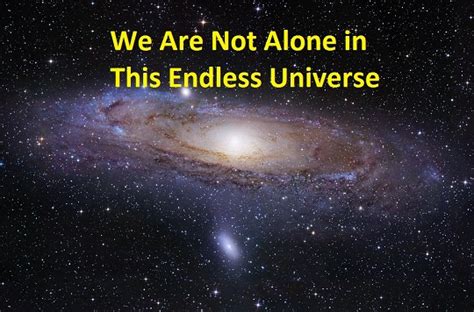 We Are Not Alone In This Endless Universe 3d Democracy For People