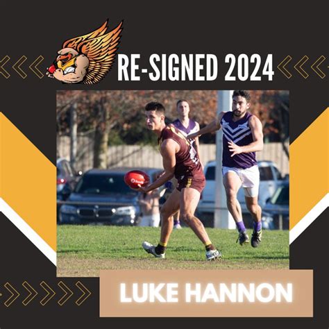 2024 Re Signings Hannon X 2 Boronia Hawks Football Netball Club Inc