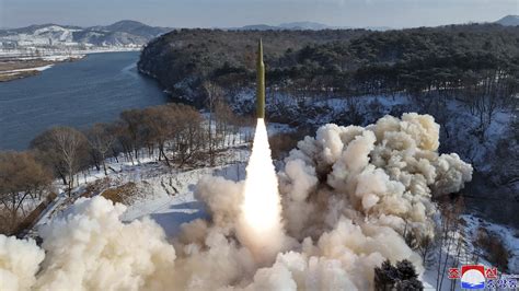 North Korea Says It Tested A Solid Fuel Missile Tipped With A Hypersonic Weapon Ap News