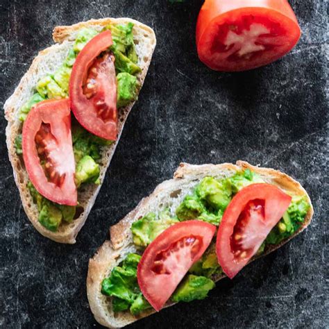 Avocado Tomato Toast Heavenly Home Cooking