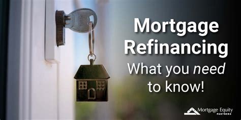 Unlocking The Benefits Of Mortgage Refinancing Mortgage Equity