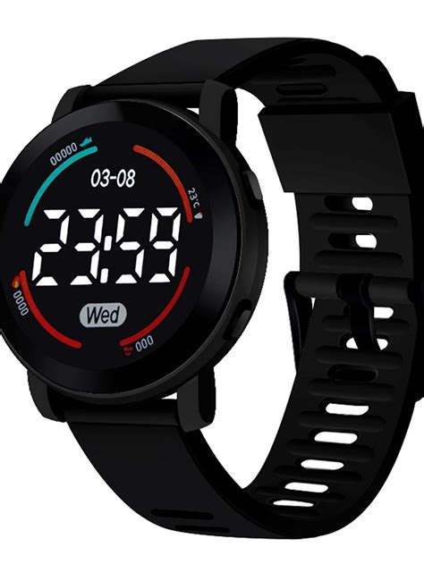 Led Electronic Watch Simple Casual Sport Design For Students And Exams