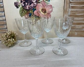 Crystal Short Stem Wine Glasses - Etsy