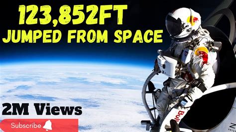 I Jumped From Space World Record Supersonic Freefall Youtube