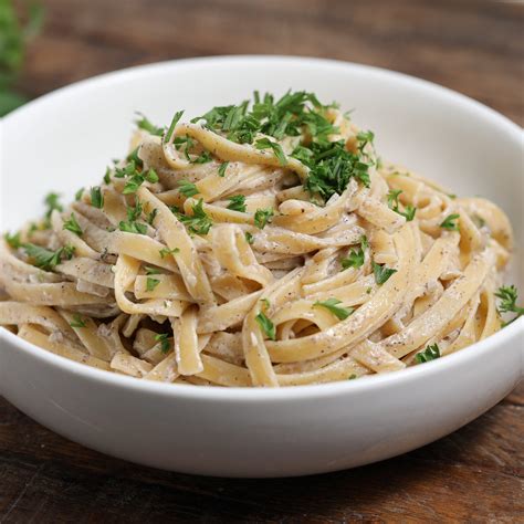 Pasta With Truffle Cream Sauce The Salty Cooker