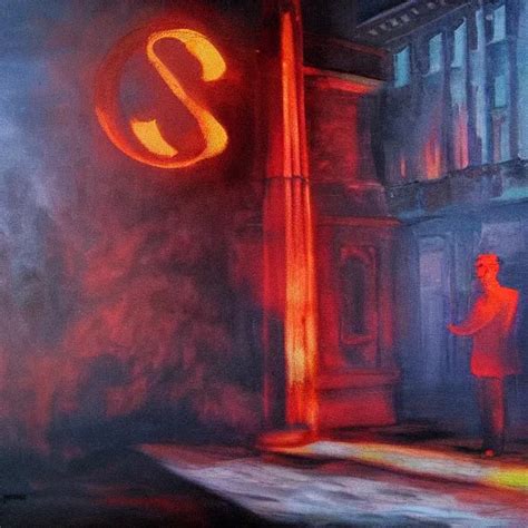 Spectre Of Communism Haunting Europe Oil In Canvas Stable Diffusion