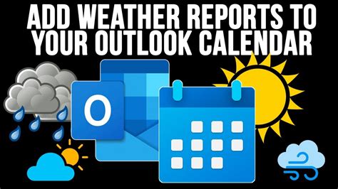 How To View The Weather In Your Outlook Webmail Calendar Youtube