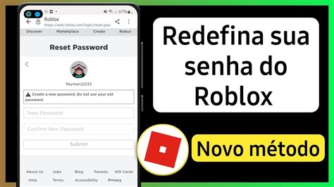 Como Recuperar A Sua Conta Do Roblox Como Redefinir E Recuperar A