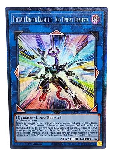 Firewall Dragon Darkfluid Neo Tempest Terahertz Ingles Yugi Mercadolibre