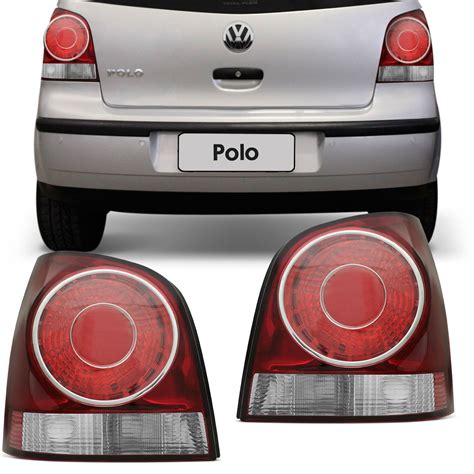 Lanterna Traseira Polo Hatch 2007 A 2012 Serve 2003 A 2006 Bicolor Re