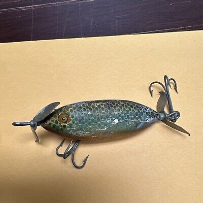 Vintage Heddon SOS Minnow Topwater Propbait Fishing Lure EBay