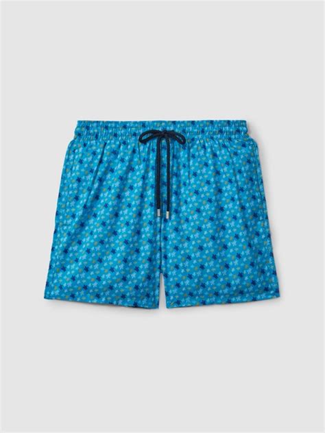 Vilebrequin Foldable Turtle Print Swim Shorts Reiss