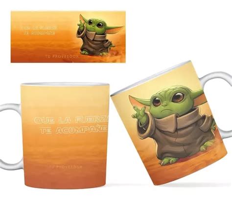 Taza Sublimada Baby Yoda Meses sin interés