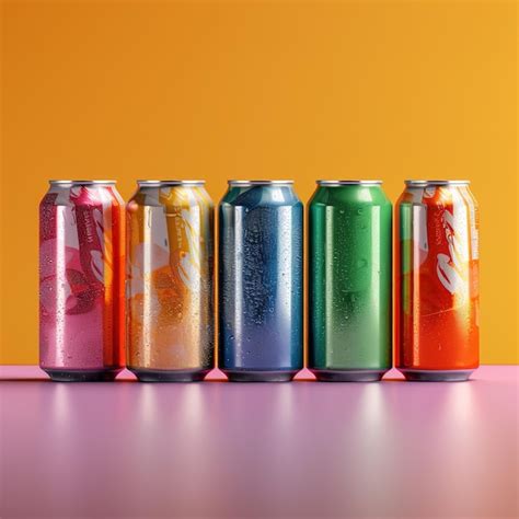 Premium Ai Image Soda Aluminum Can Mockup