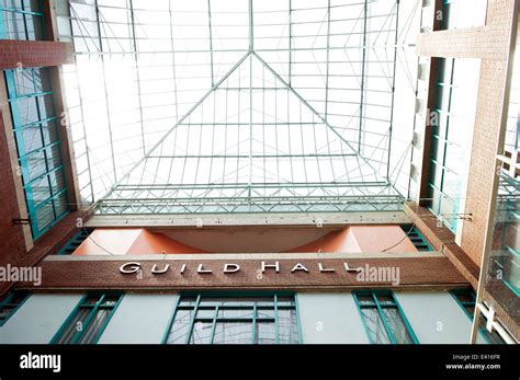 Interior Of The Guild Hallpreston Stock Photo Alamy