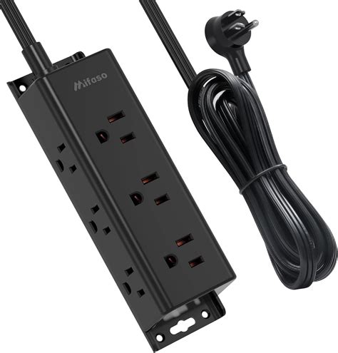 Amazon Power Strip Surge Protector 10Ft Wall Mount Flat Plug