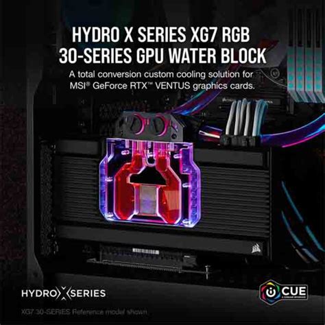 Corsair Hydro X Series Xg7 Rgb 3090 3080 Ventus Bloque Vga