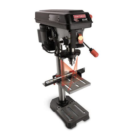 Craftsman 21900 10 Bench Drill Press With Laser Trac® 21900 Sears