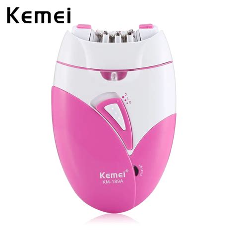 Kemei Rechargable Electric Epilator Woman Cordless Hair Removal