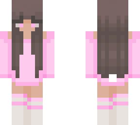 pink egirl bunny | Minecraft Skin