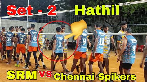 Set Srm University Vs Chennai Spikers State Championship Match