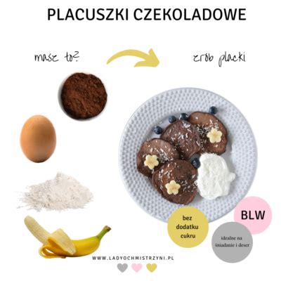 Placuszki Czekoladowe Dla Dzieci BLW Lady Och Mistrzyni