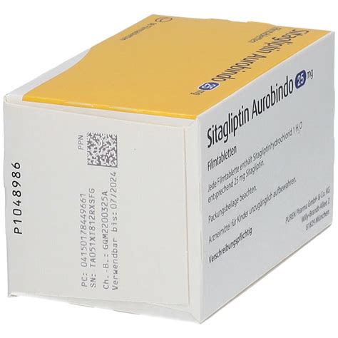 Sitagliptin Aurobindo Mg Filmtabletten St Mit Dem E Rezept Kaufen