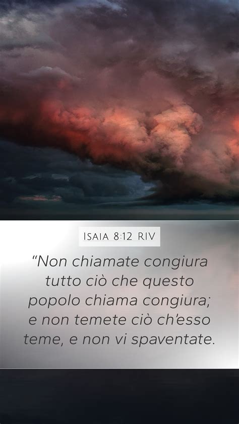 Isaia 8 12 RIV Mobile Phone Wallpaper Non Chiamate Congiura Tutto