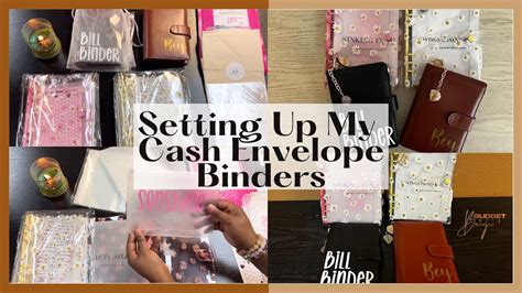 Setting Up My Cash Envelope Binders Sinking Funds Savings