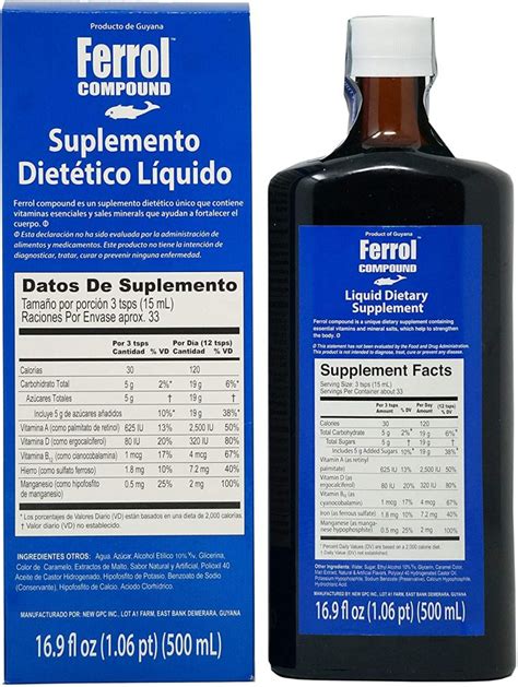 Ferrol Compound Liquid Tonic New 500ml