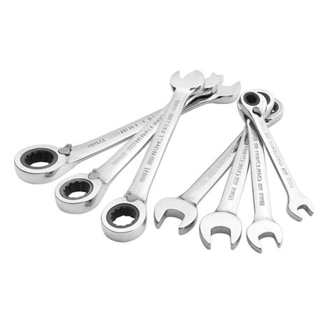 CRAFTSMAN 7-Piece Set 12-Point Metric Ratchet Wrench Set in the Ratchet ...