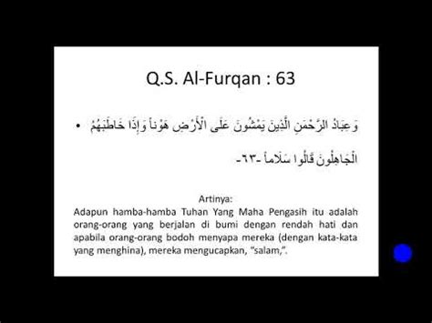 Detail Surat Al Furqan Ayat 25 63 Koleksi Nomer 18