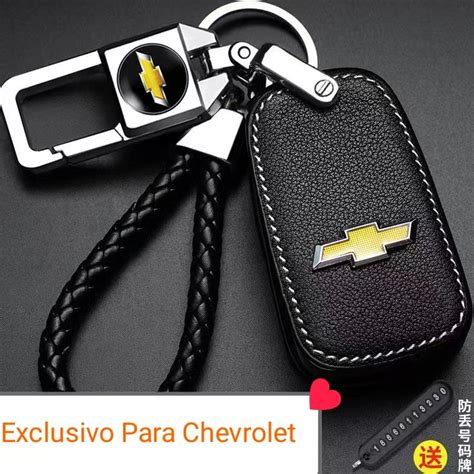 Pre O De F Brica Emblema Chaveiro Capa Chave Chevrolet Couro Genu No