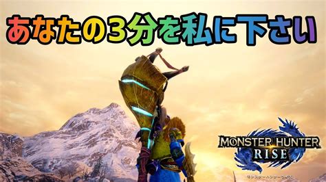 【モンハンライズ】リズムゲーと化した狩猟笛 Barioth Hunting Horn Solo｜モンハンライズyoutube動画まとめ