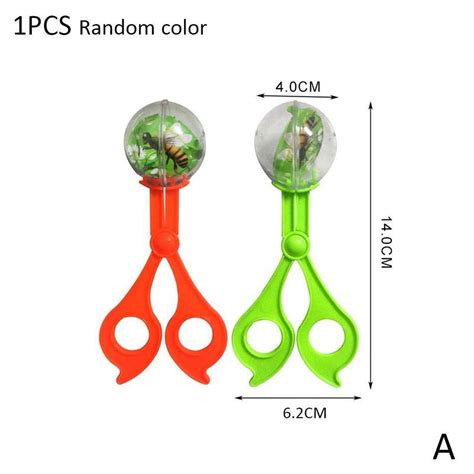 RYGRZJ Insect Scissors Clip Bug Insect Catcher Scissor Portable Kids