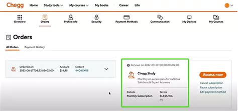 How To Cancel The Chegg Subscription Or Membership Vo Truong Toan