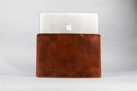 Leather Macbook Pro Sleeve Unique And Handmade By Nobrand