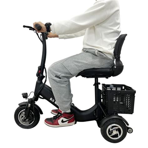 Ksm 902 3 Wheels Electric Handicap Scooter For Old People Foldable